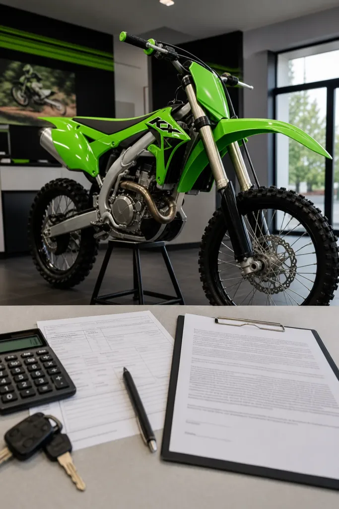 Consórcio kawasaki kx 250 para sua moto de competição