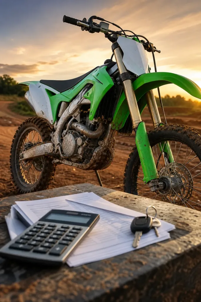 Consórcio kawasaki kx 450 para sua moto de motocross